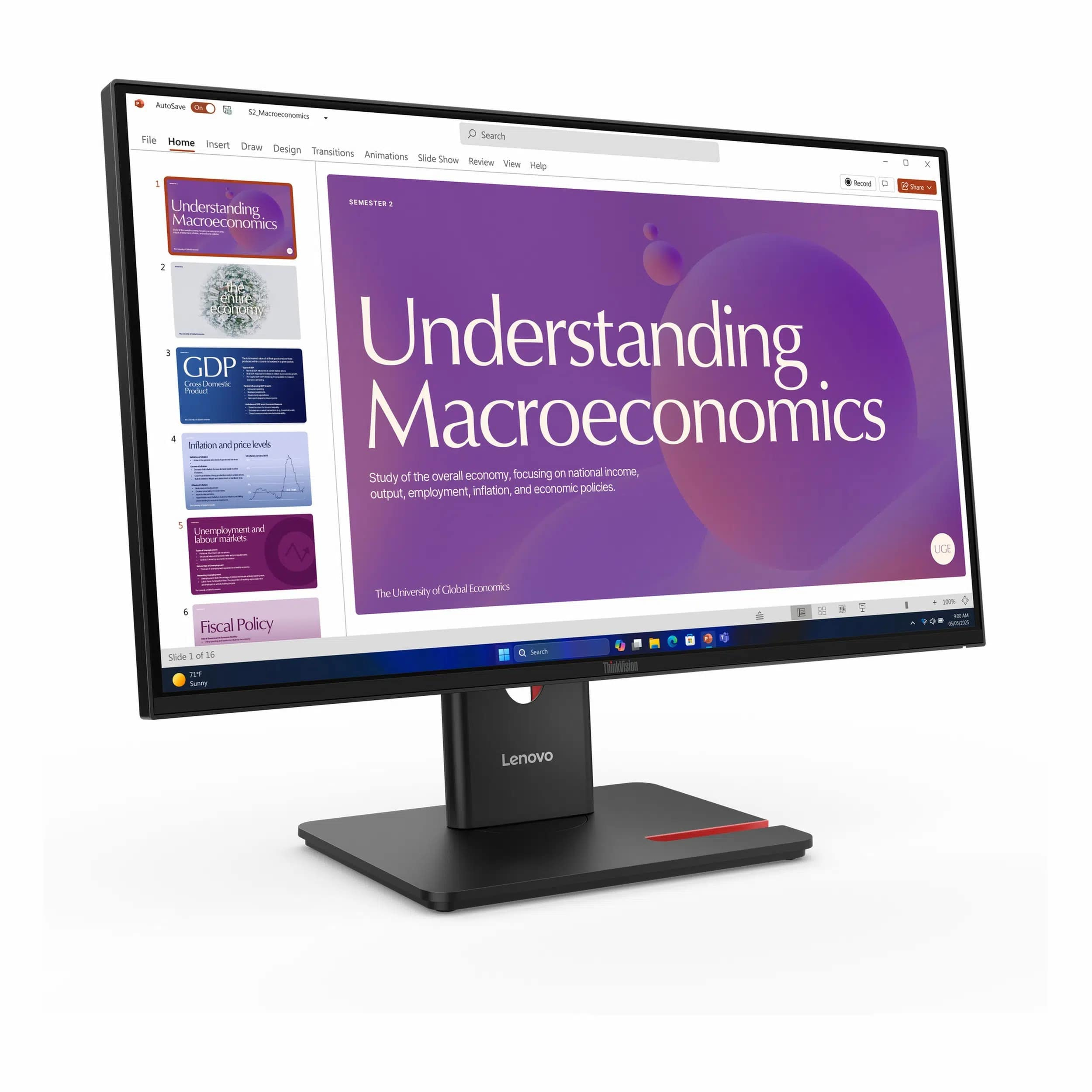 23.8 LENOVO THINK T24D-40 64B9GAT1TK 4MS 120Hz