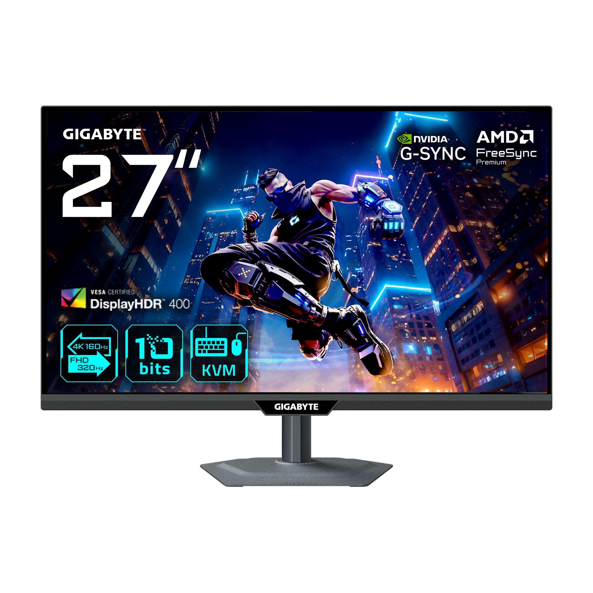 27 GIGABYTE M27UP 4K 160HZ FHD 320HZ 1MS MONITOR