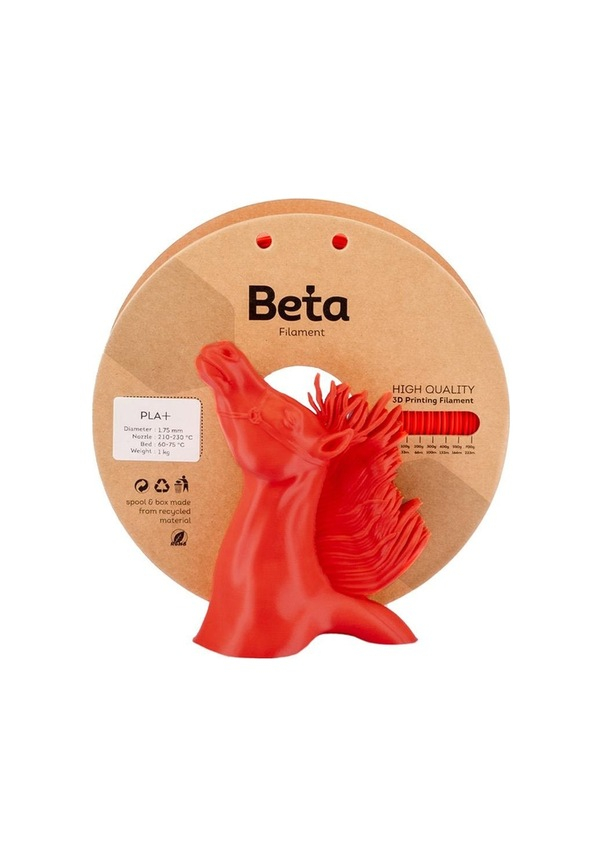 Beta PLA+ Filament Kiss Red