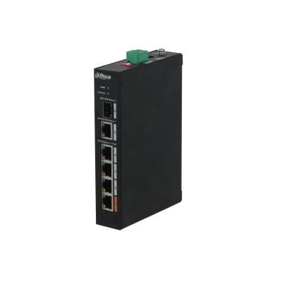 DAHUA PFS3106-4ET-60 4 PORT 4XFE-2XFE YÖNETİLEMEZ MEGABİT 60W POE SWİTCH