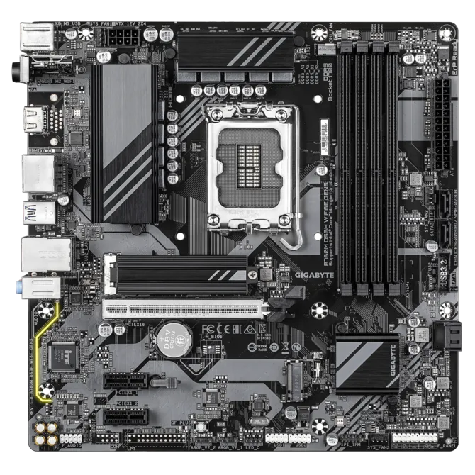 GIGABYTE B760M DS3H WIFI6E GEN5 HDMI VGA DP 1700P