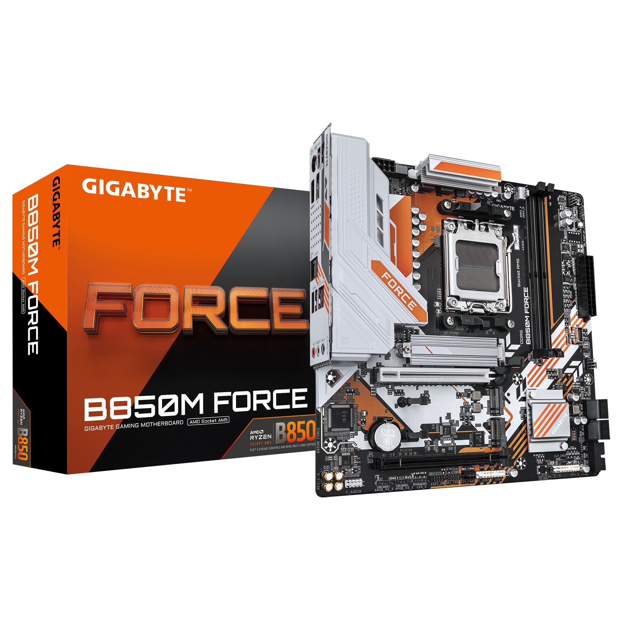 GIGABYTE B850M FORCE DDR5 M.2 HDMI DP MATX AM5