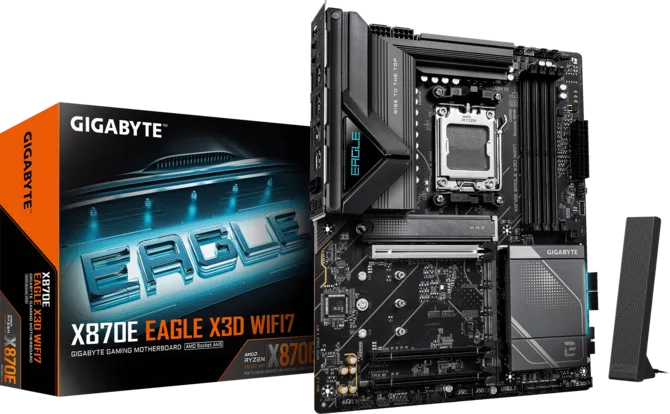 GIGABYTE X870E EAGLE X3D WIFI7 DDR5 HDMI ATX AM5