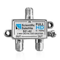 Mag S21-02 1/2 Yollu Kablo TV Sinyal Ayırıcı Splitter - 5-1000 MHz Frekans Bölücü Çoklayıcı