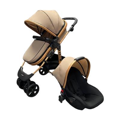 MOOLY Travel Sistem Bebek Arabası - Gold Kahve