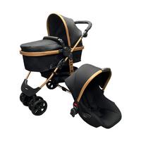 MOOLY Travel Sistem Bebek Arabası - Gold Siyah