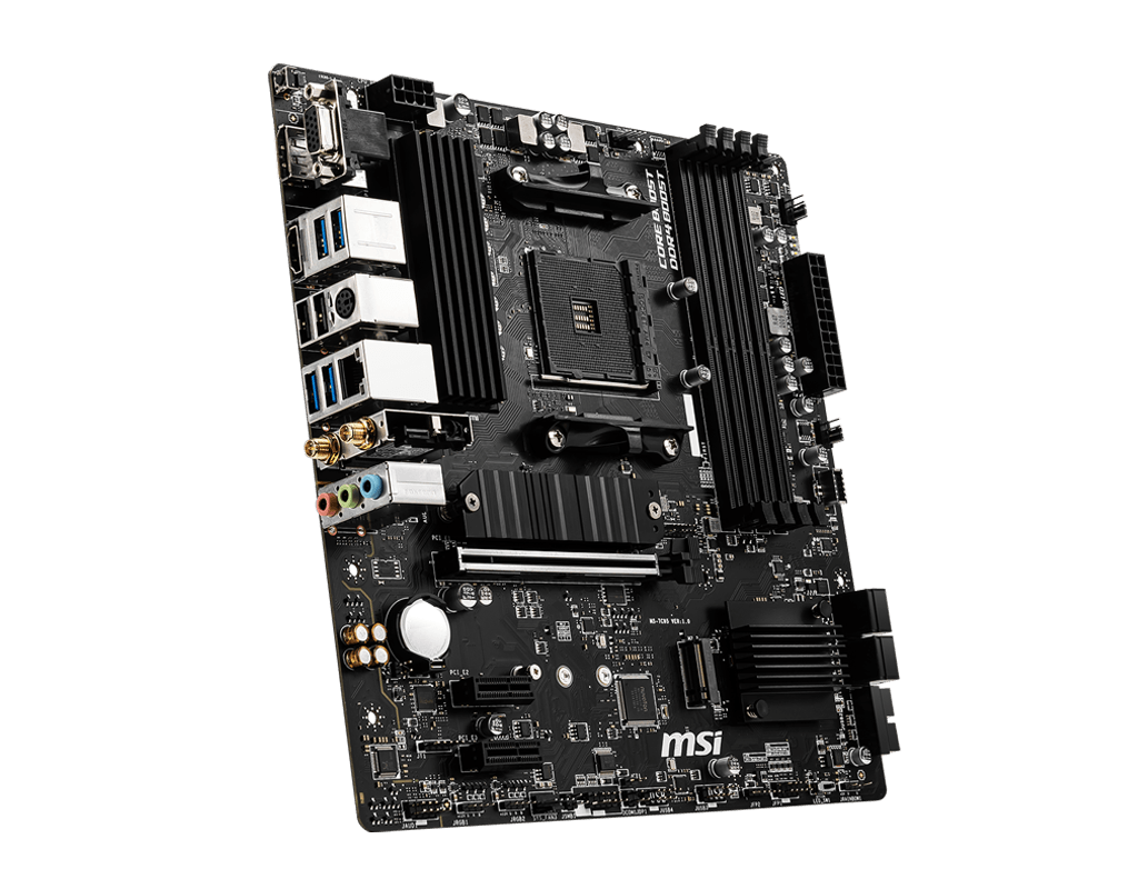 MSI B550M PRO-VDH WIFI DDR4 4400(OC) HDMI MATX AM4