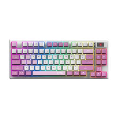 MSI FORGE GK600 TKL W VIOLET TR GAMING KLAVYE