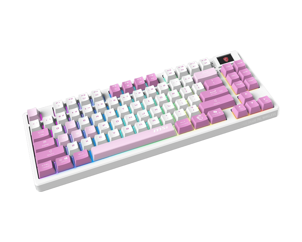 MSI FORGE GK600 TKL W VIOLET TR GAMING KLAVYE