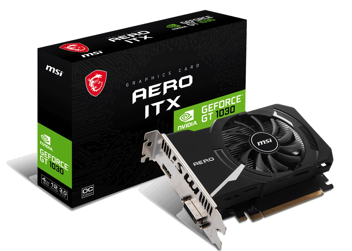 MSI GEFORCE GT 1030 AERO ITX 4GD4 OC