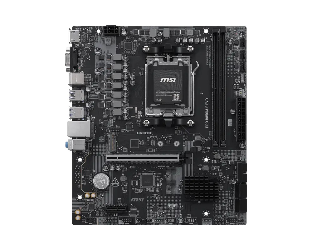 MSI PRO B850M-E EVO DDR5 ANAKART 8200MHz(OC)
