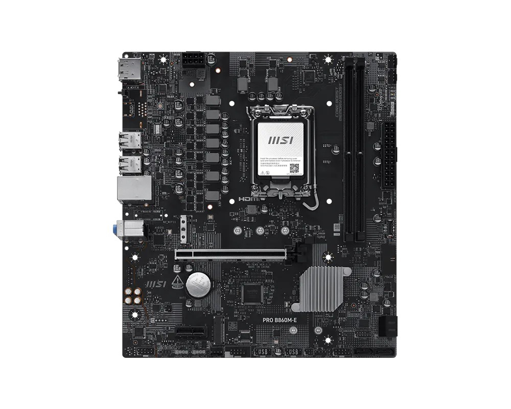 MSI PRO B860M-E DDR5 6400MHz(OC) 1851P mATX
