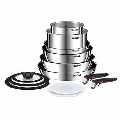 Tefal Ingenio Emotion L897SD74 13 Parçalı Tava Seti - Paslanmaz Çelik