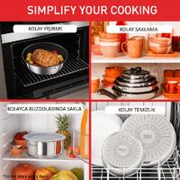 Tefal Ingenio Emotion L897SD74 13 Parçalı Tava Seti - Paslanmaz Çelik