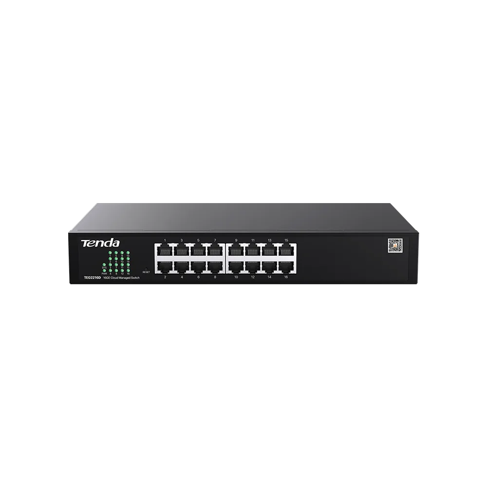 TENDA TEG2216D 16GE PORT CLOUD YÖNETİLEBİLİR SWİTCH