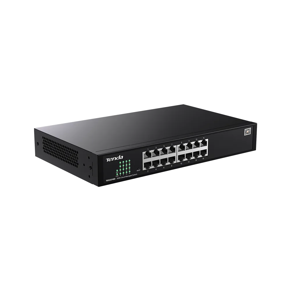 TENDA TEG2216D 16GE PORT CLOUD YÖNETİLEBİLİR SWİTCH