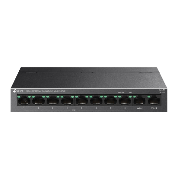 TP-LINK LS110P 10PORT 10/100 YÖNETİLEMEZ POE SWITCH