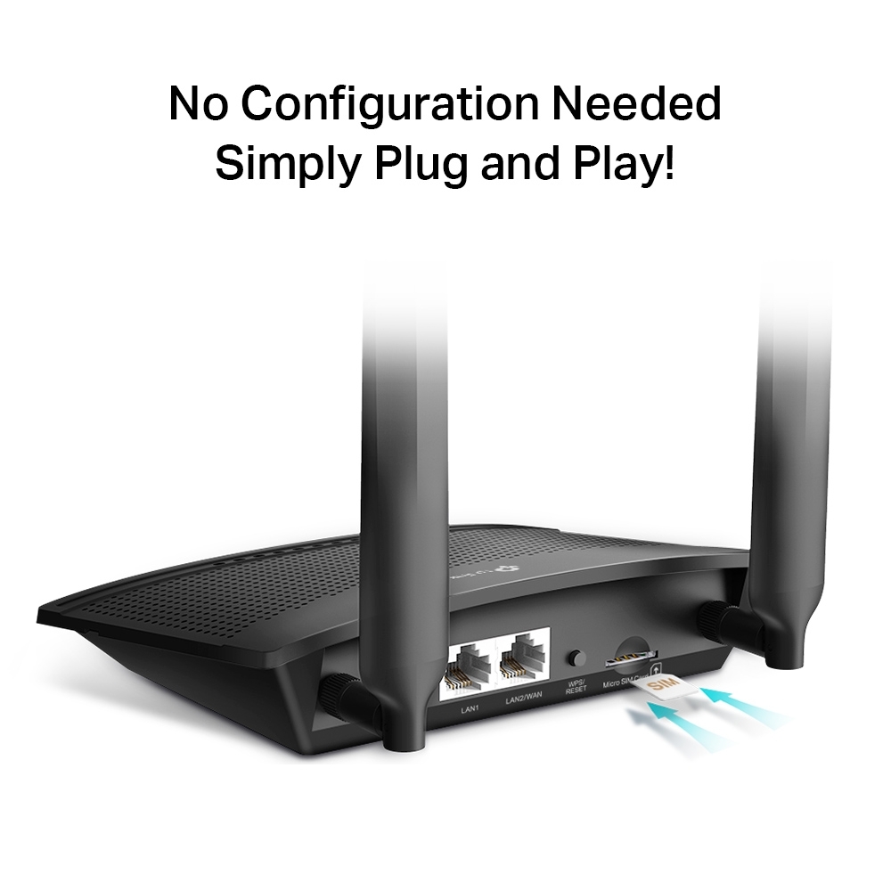 TP-LINK TL-MR100 1PORT 300Mbps ROUTER(SIM KART TAKILABİLİR)